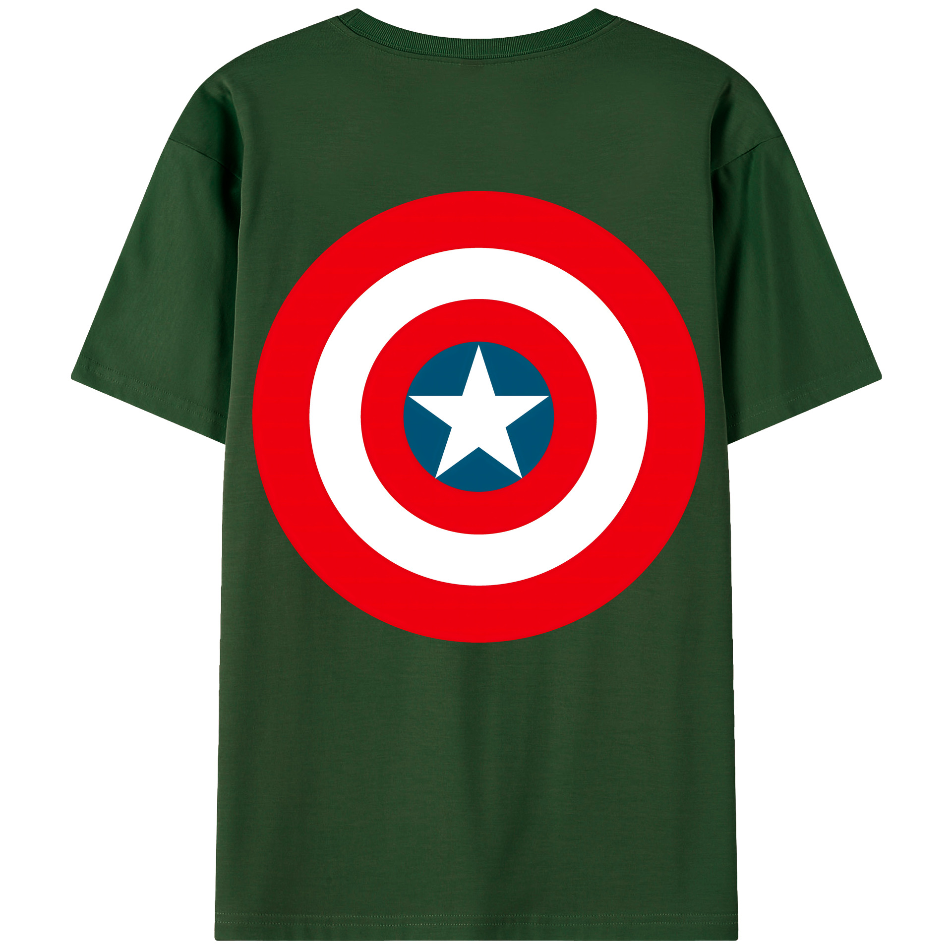 （画像用） アベンジャーズ The Avengers 綿100％半袖Tシャツ（背面プリント）